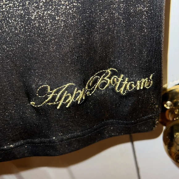 Apple bottoms vintage sequins shiny mini dress with hoodie Sz M - Picture 13 of 14